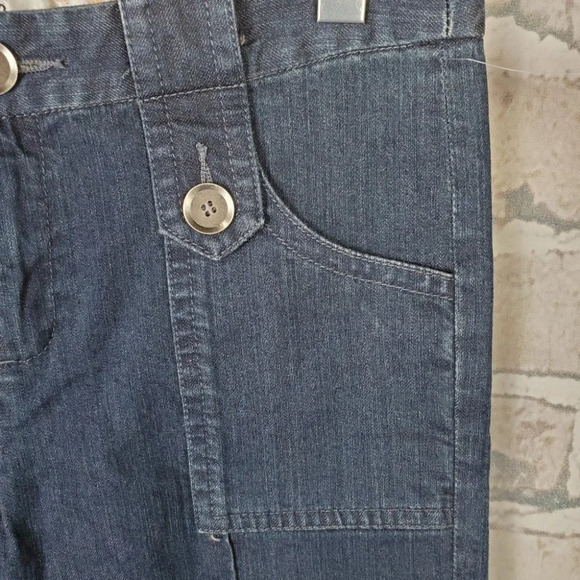 Vintage 90s Brody Trouser Jeans Reg Rise 28 Dark  Wash - Picture 6 of 16